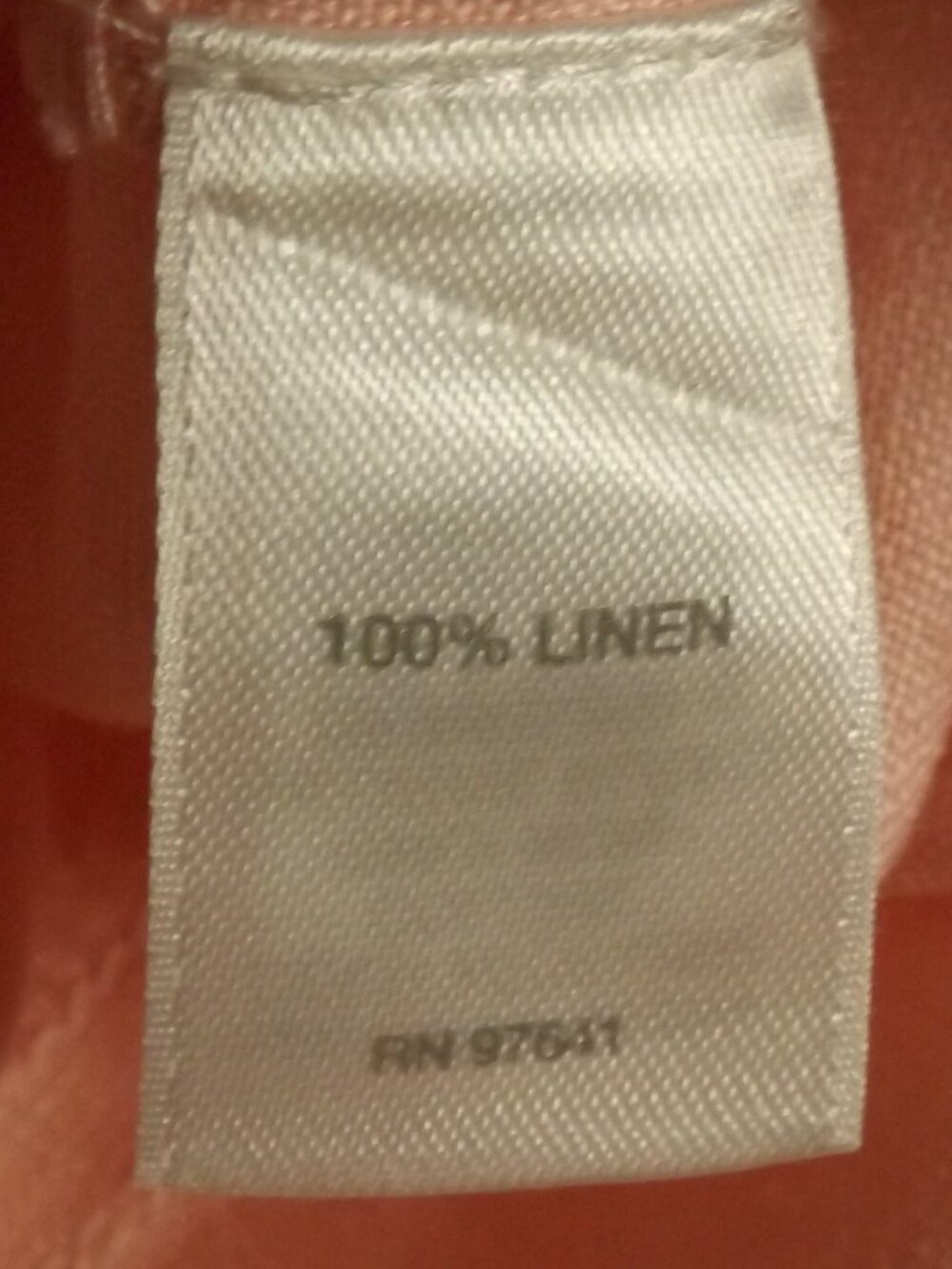 J.JILL Linen Dress, M, Pink Shift, Sleeveless, V-neck, Knee length - Picture 11 of 12